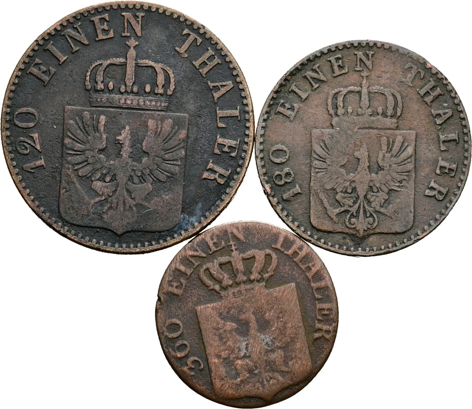 Lot 3 Stück Pfennig
