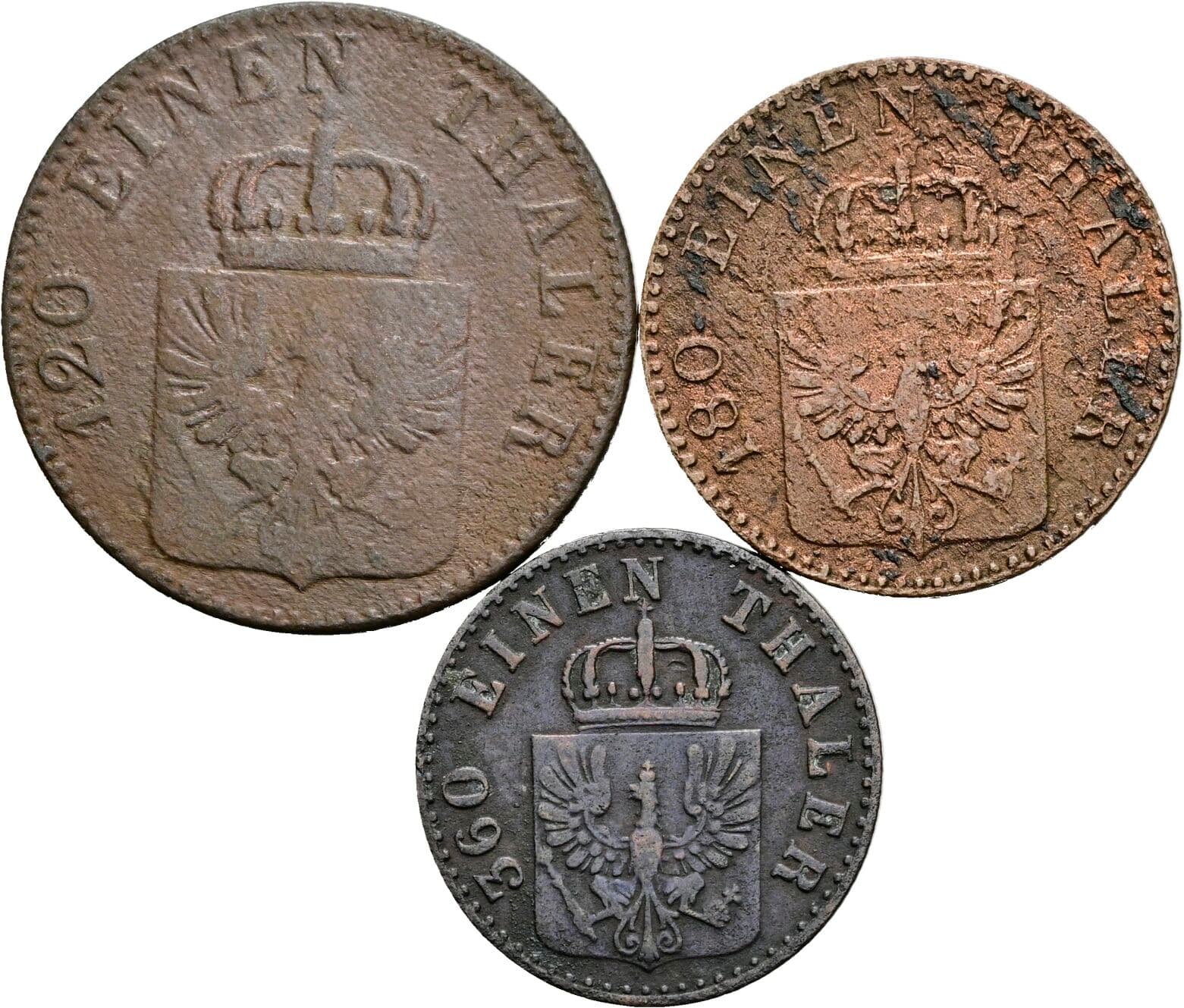 Lot 3 Stück Pfennig