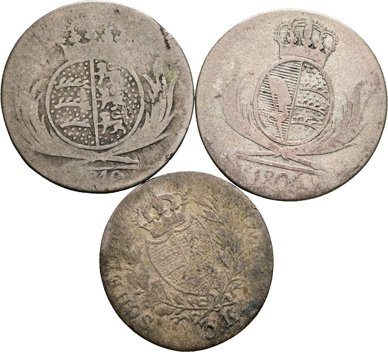 Lot 3 Stück Kreuzer