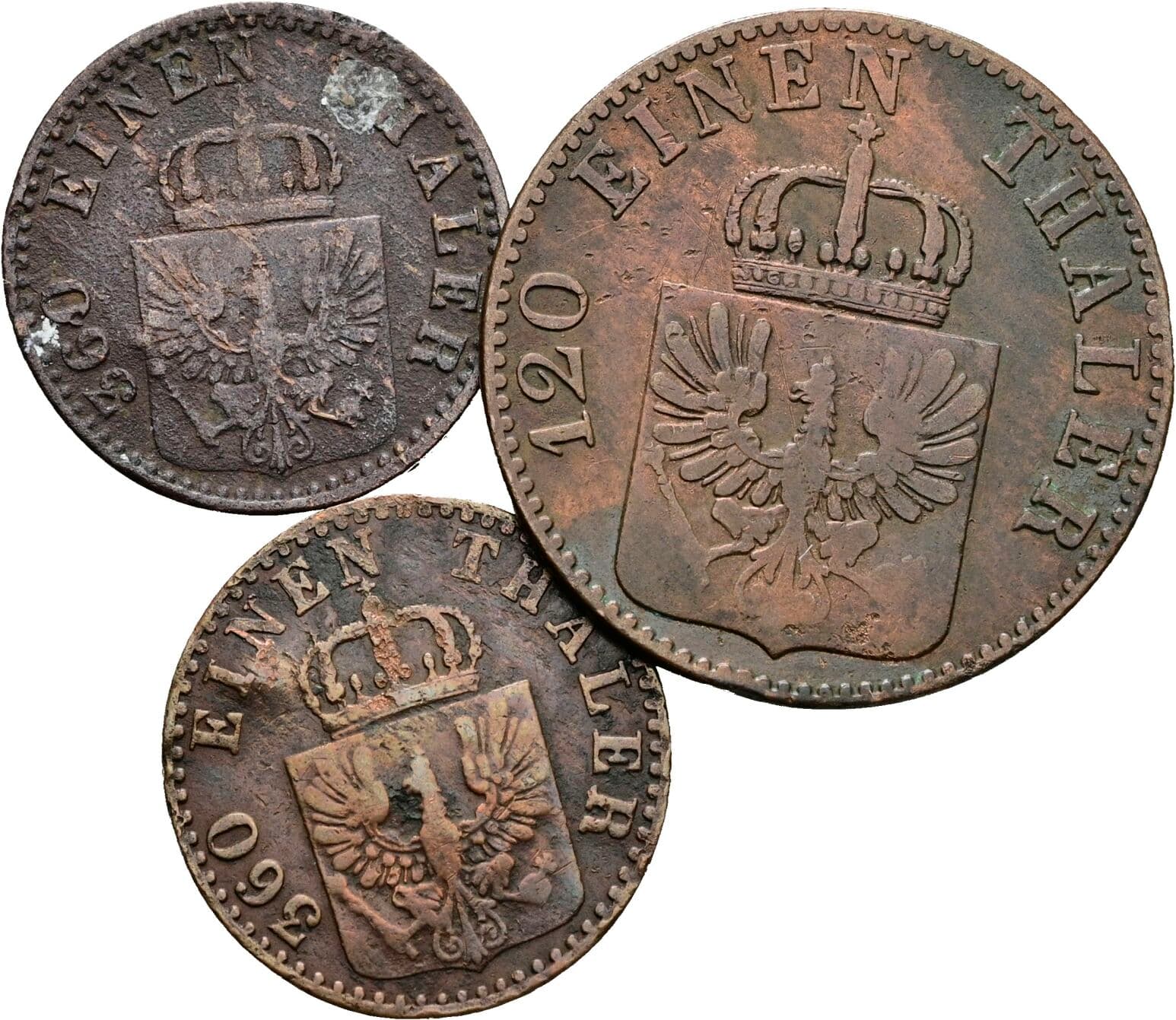 Lot 3 Stück Pfennig