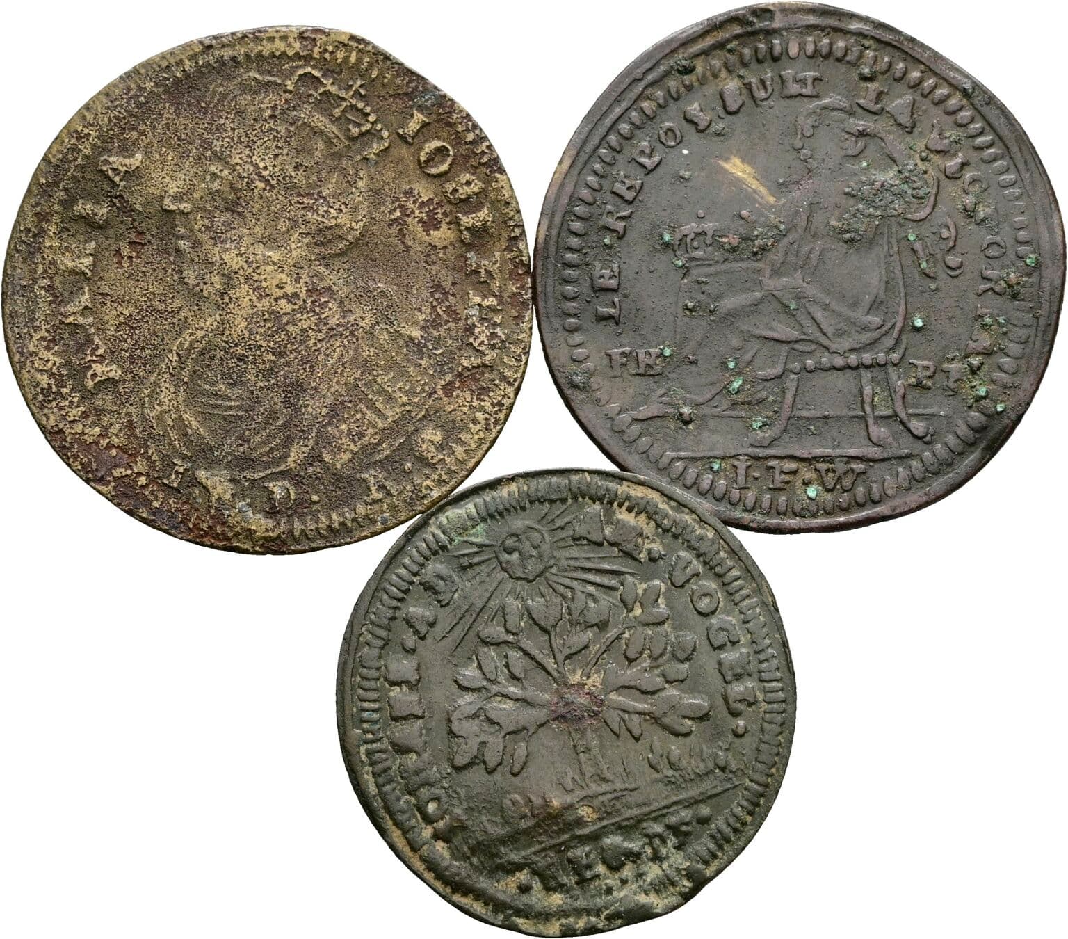 Lot 3 Stück Rechenpfennige