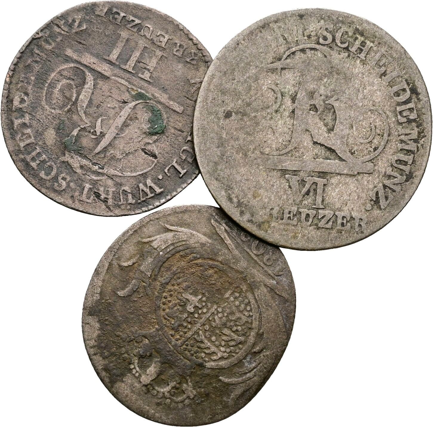 Lot 3 Stück Kreuzer