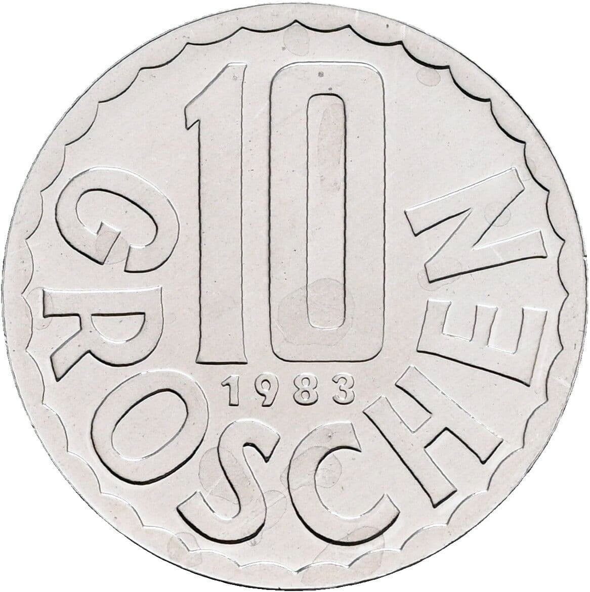 10 Groschen 1983 – Vorderseite