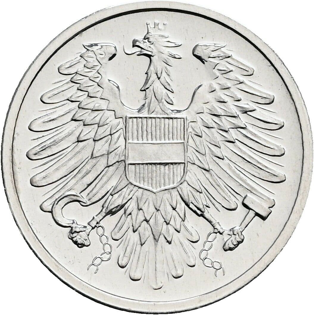 2 Groschen 1983 – Rückseite