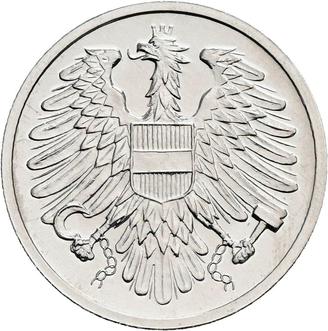 2 Groschen 1983 – Rückseite