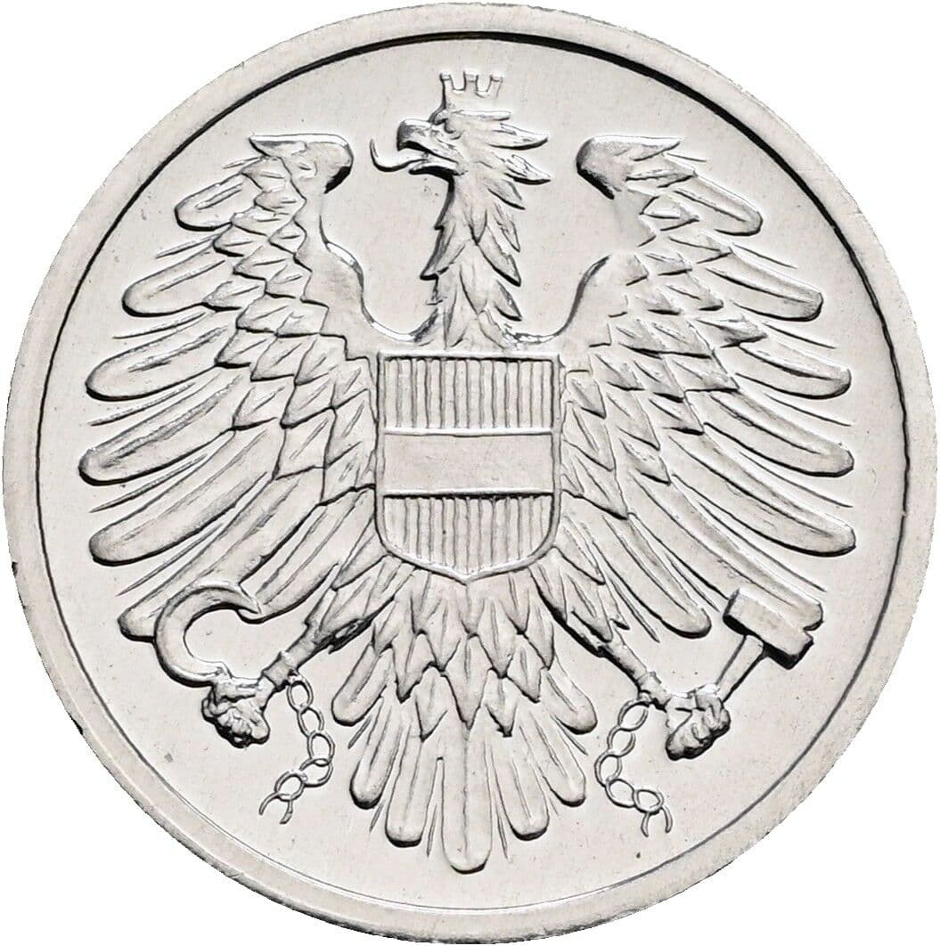 2 Groschen 1983 – Rückseite