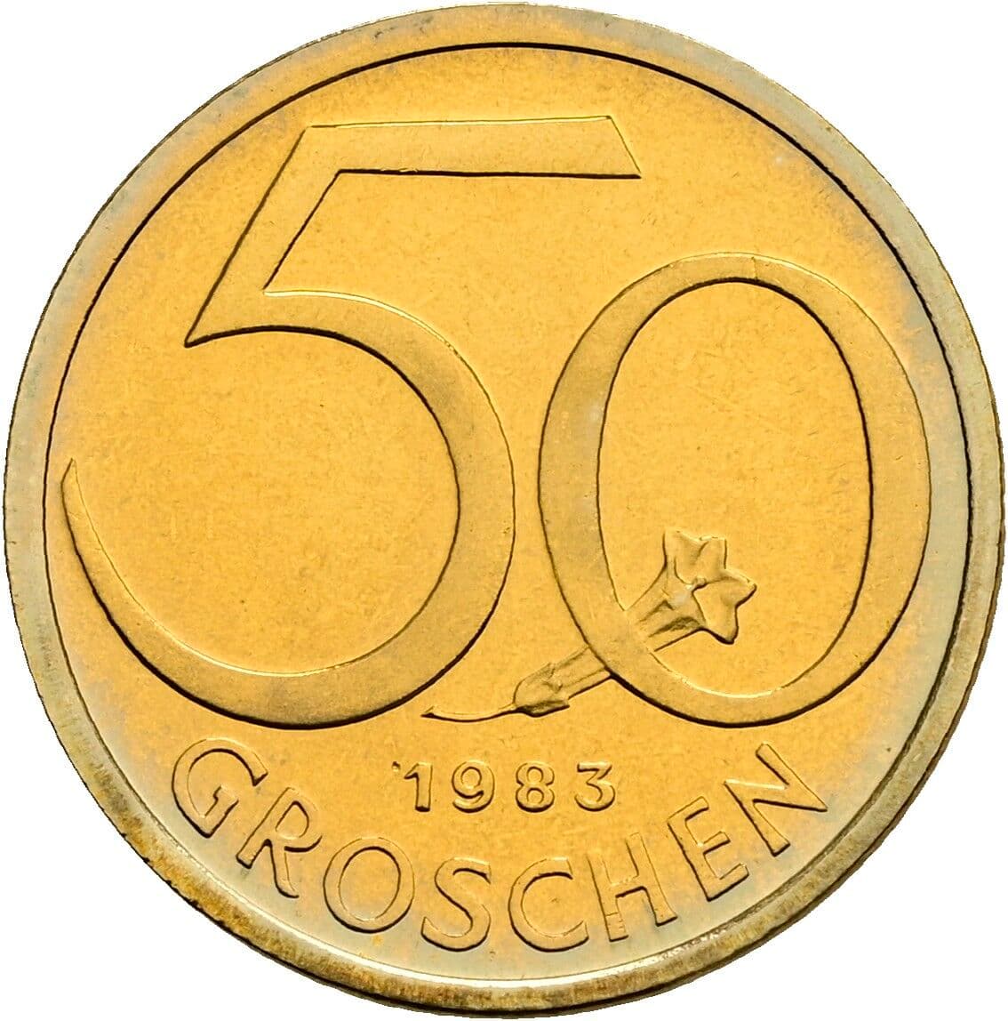 50 Groschen 1983 – Vorderseite