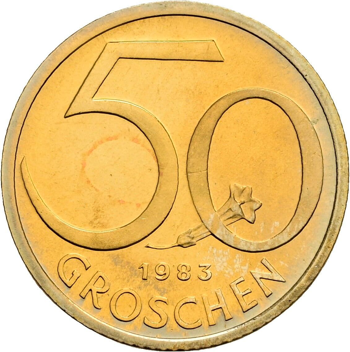50 Groschen 1983 – Vorderseite