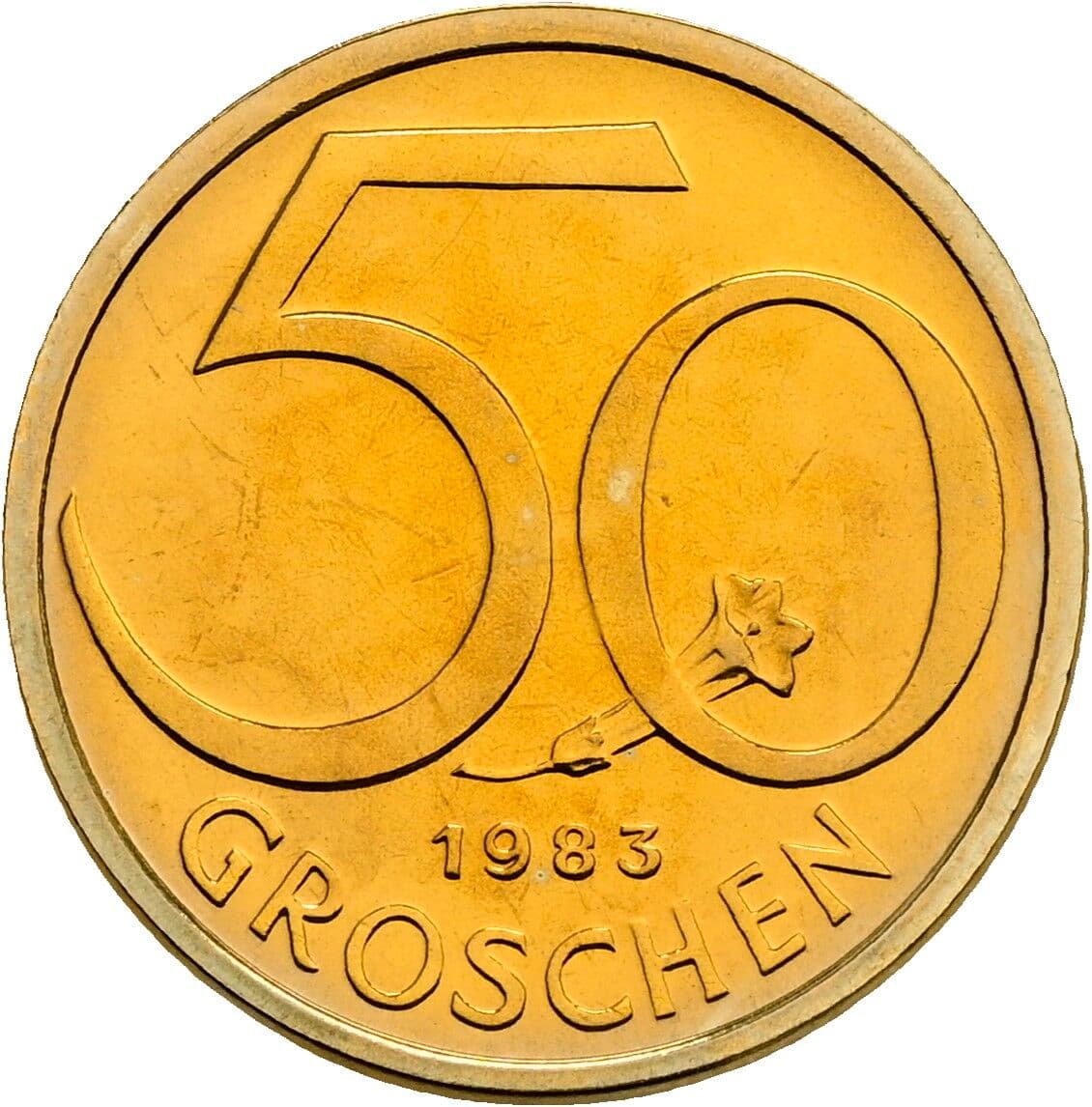 50 Groschen 1983 – Vorderseite