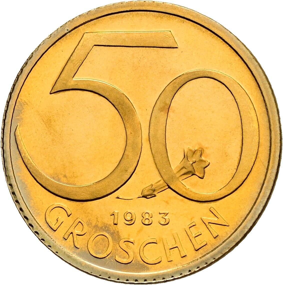 50 Groschen 1983 – Vorderseite