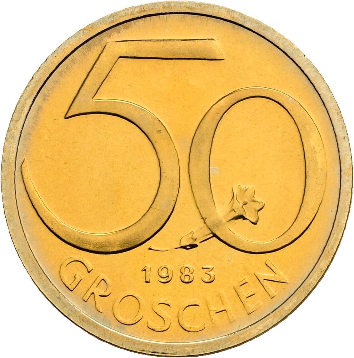 50 Groschen 1983 – Vorderseite