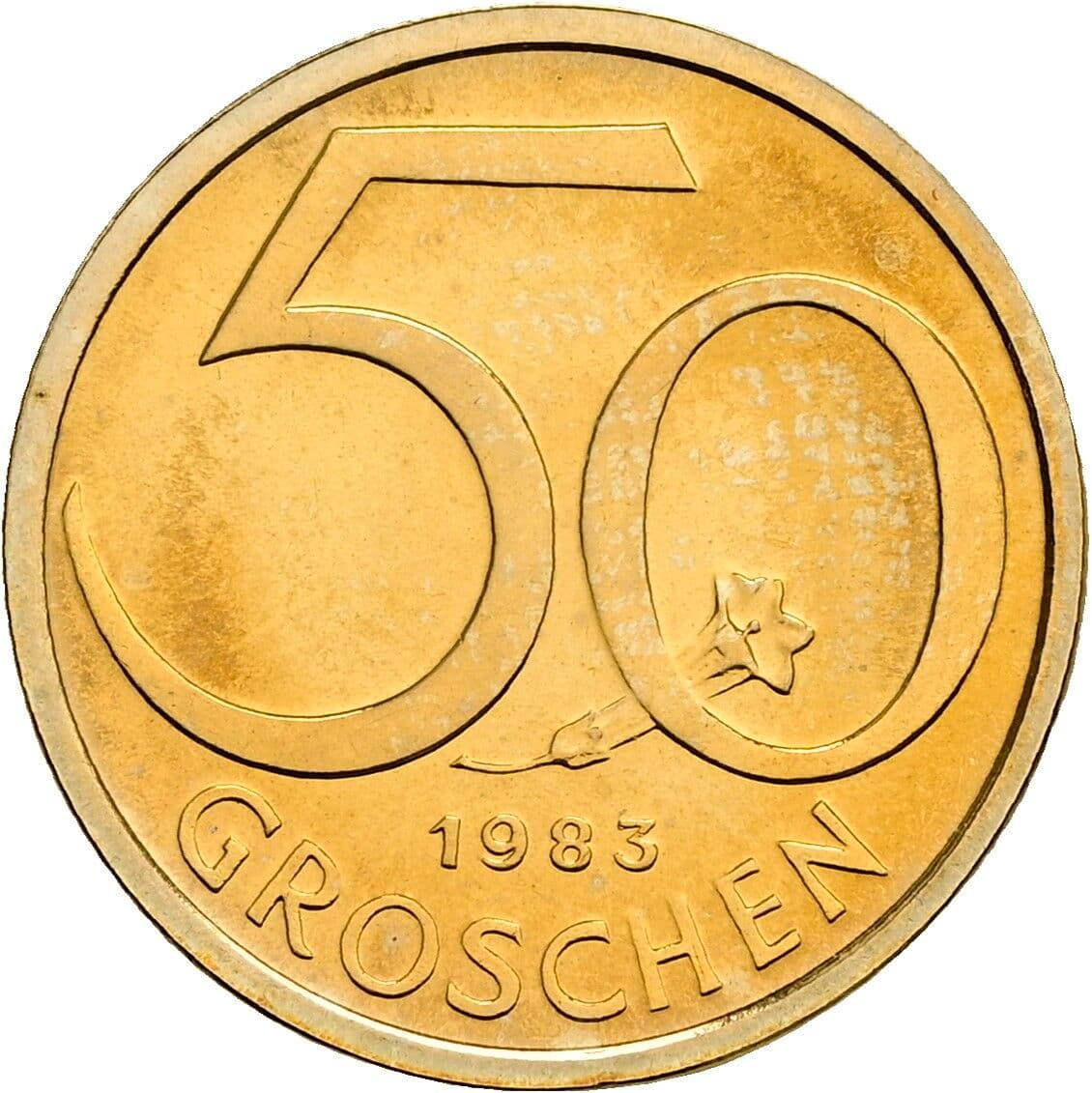 50 Groschen 1983 – Vorderseite