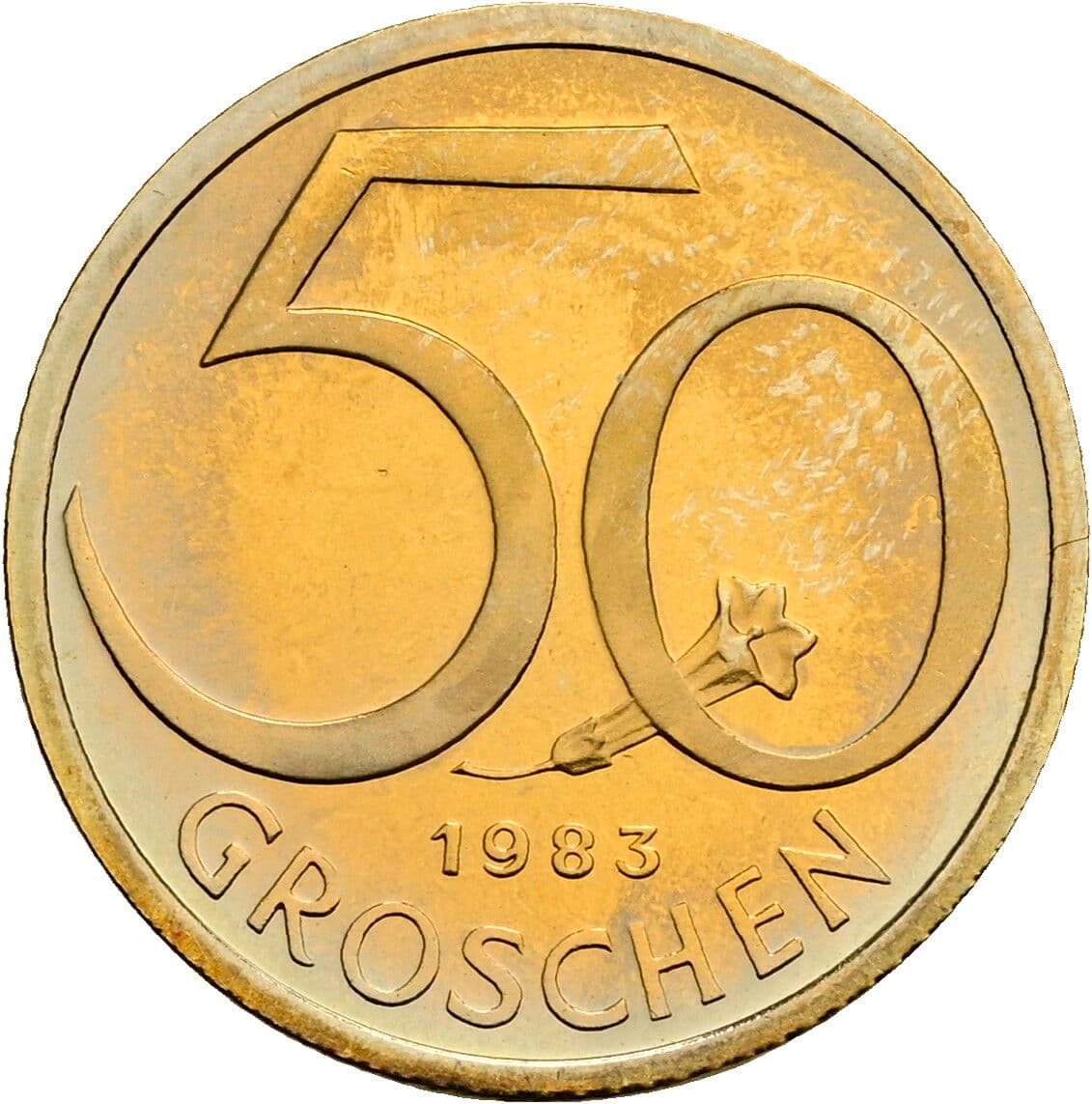 50 Groschen 1983 – Vorderseite