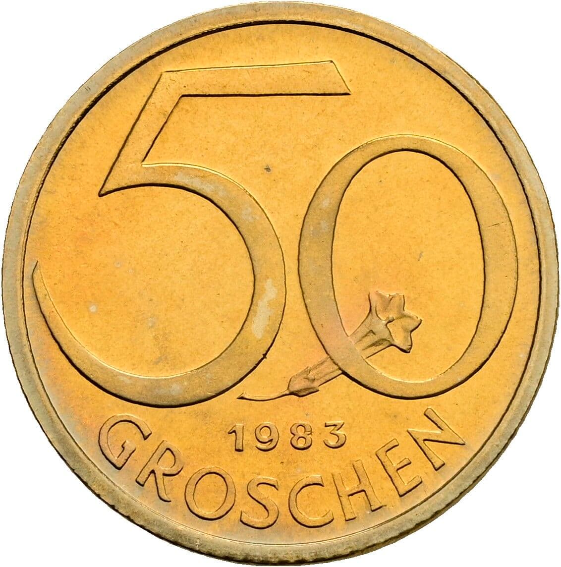 50 Groschen 1983 – Vorderseite