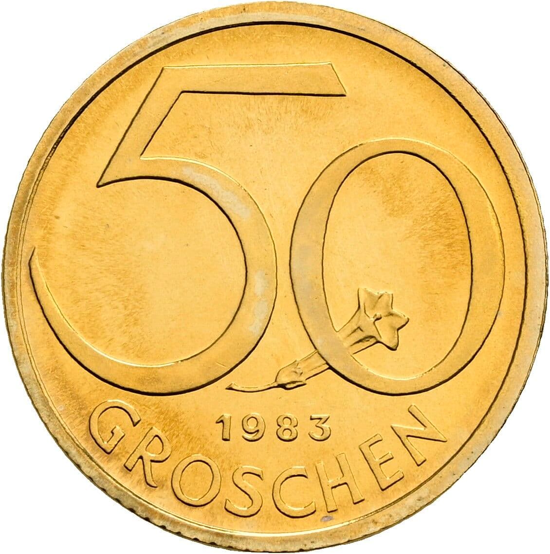 50 Groschen 1983 – Vorderseite