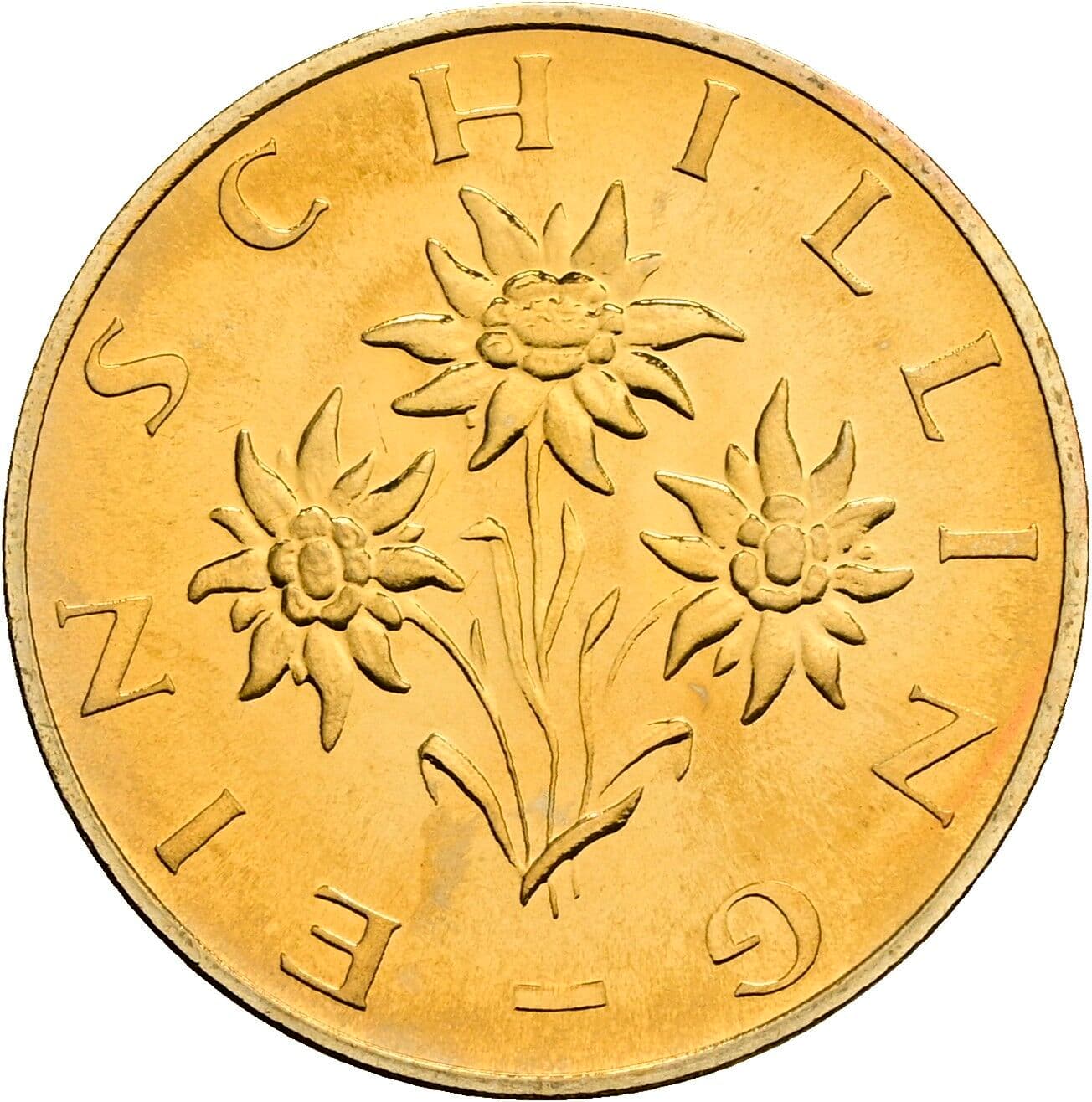 1 Schilling 1983 – Rückseite