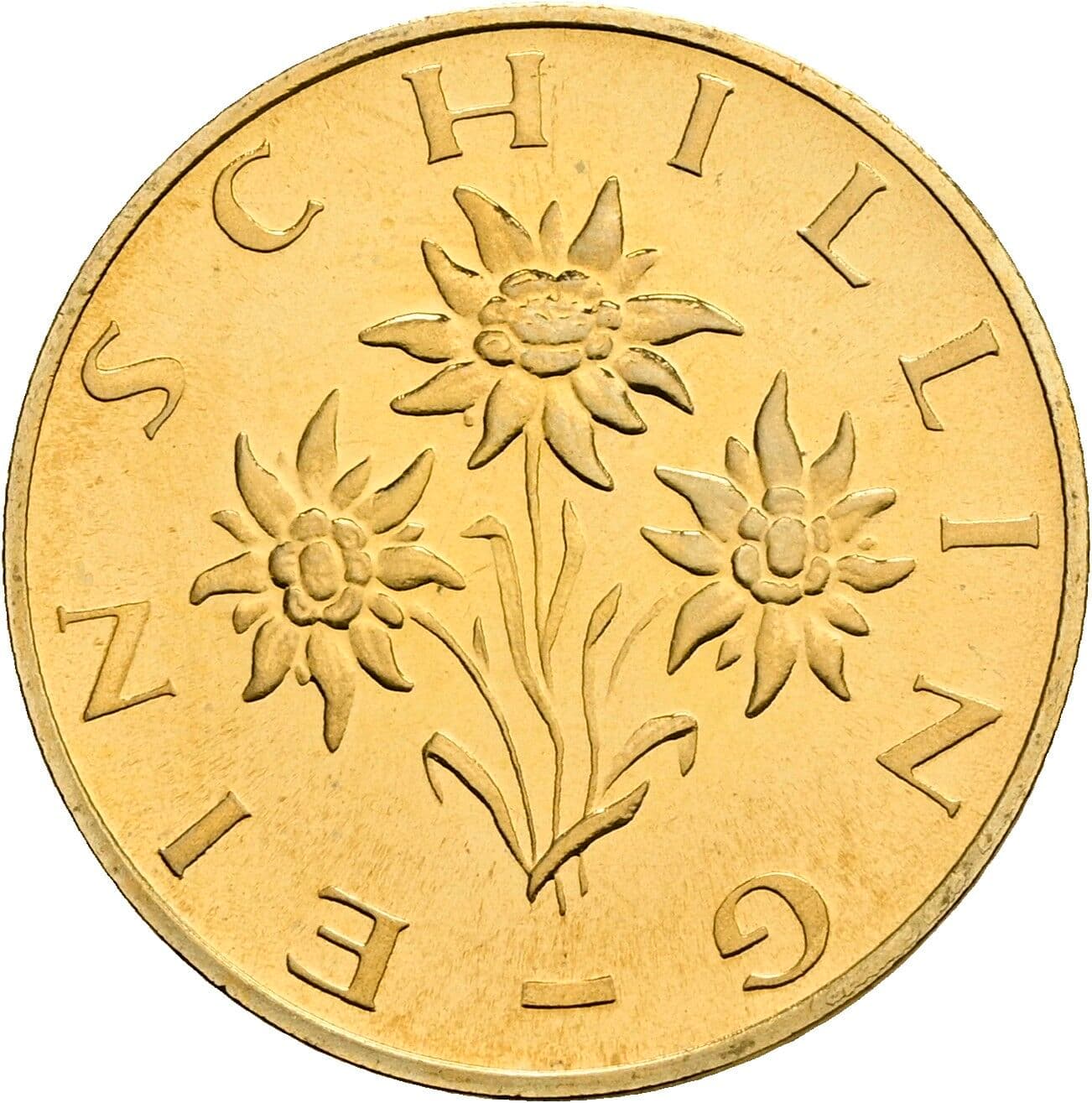 1 Schilling 1983 – Rückseite