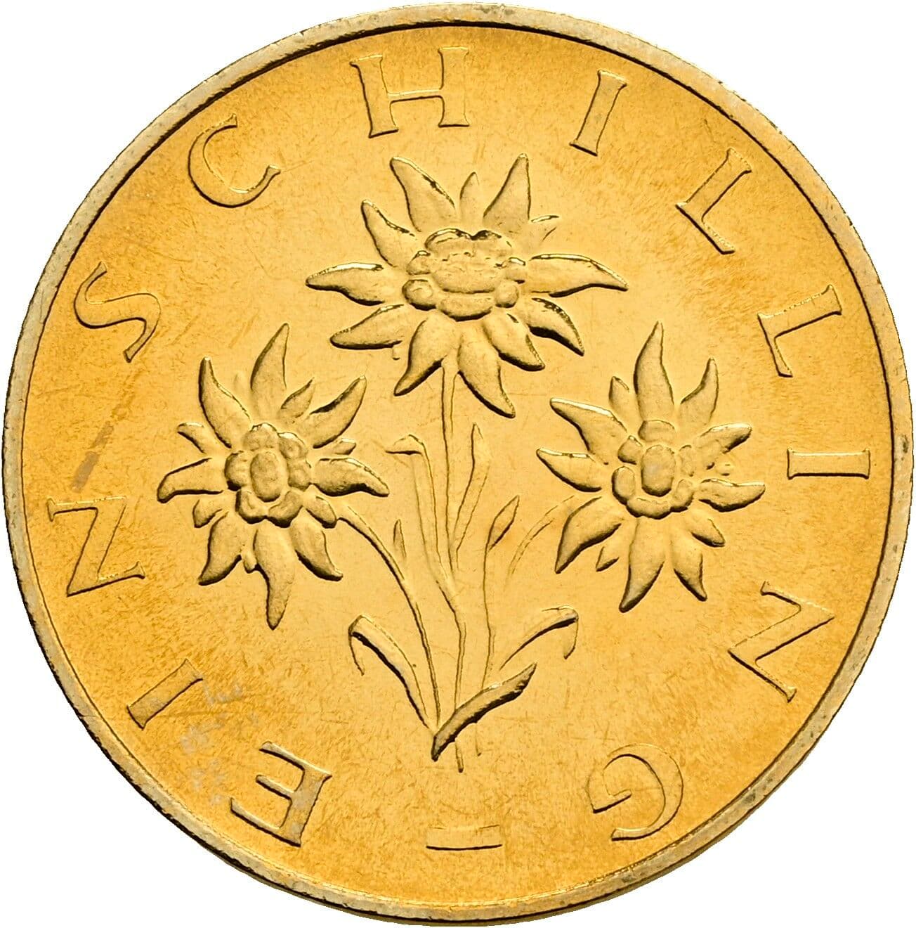 1 Schilling 1983 – Rückseite