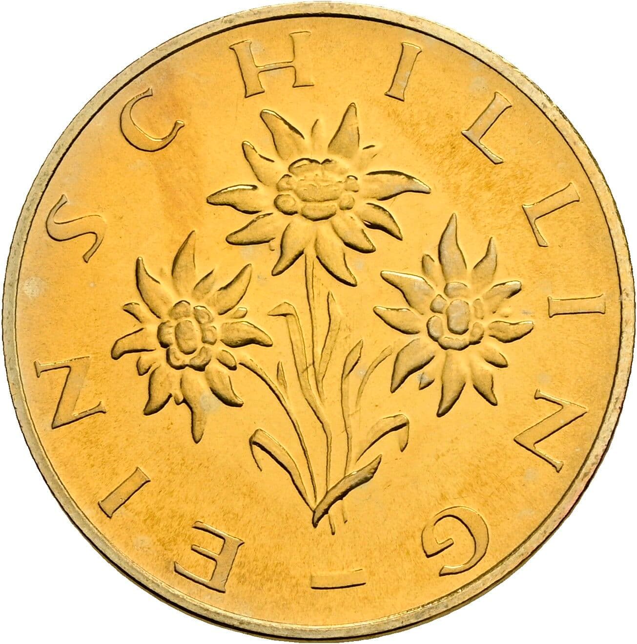 1 Schilling 1983 – Rückseite