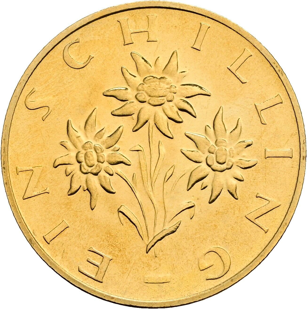 1 Schilling 1983 – Rückseite