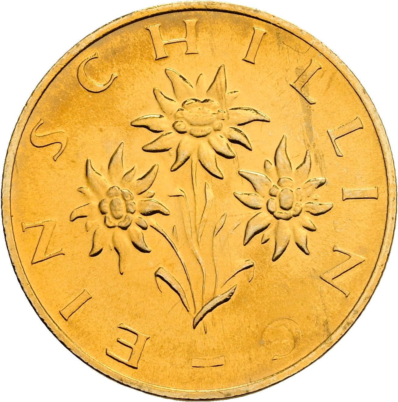 1 Schilling 1983 – Rückseite