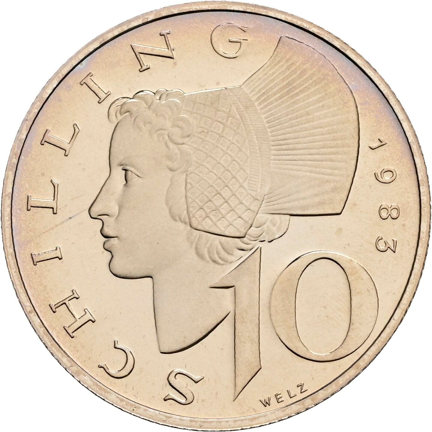 10 Schilling 1983 – Vorderseite