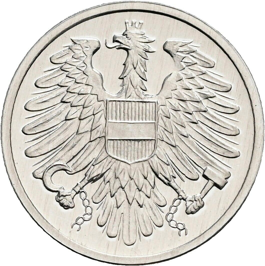 2 Groschen 1985 – Rückseite