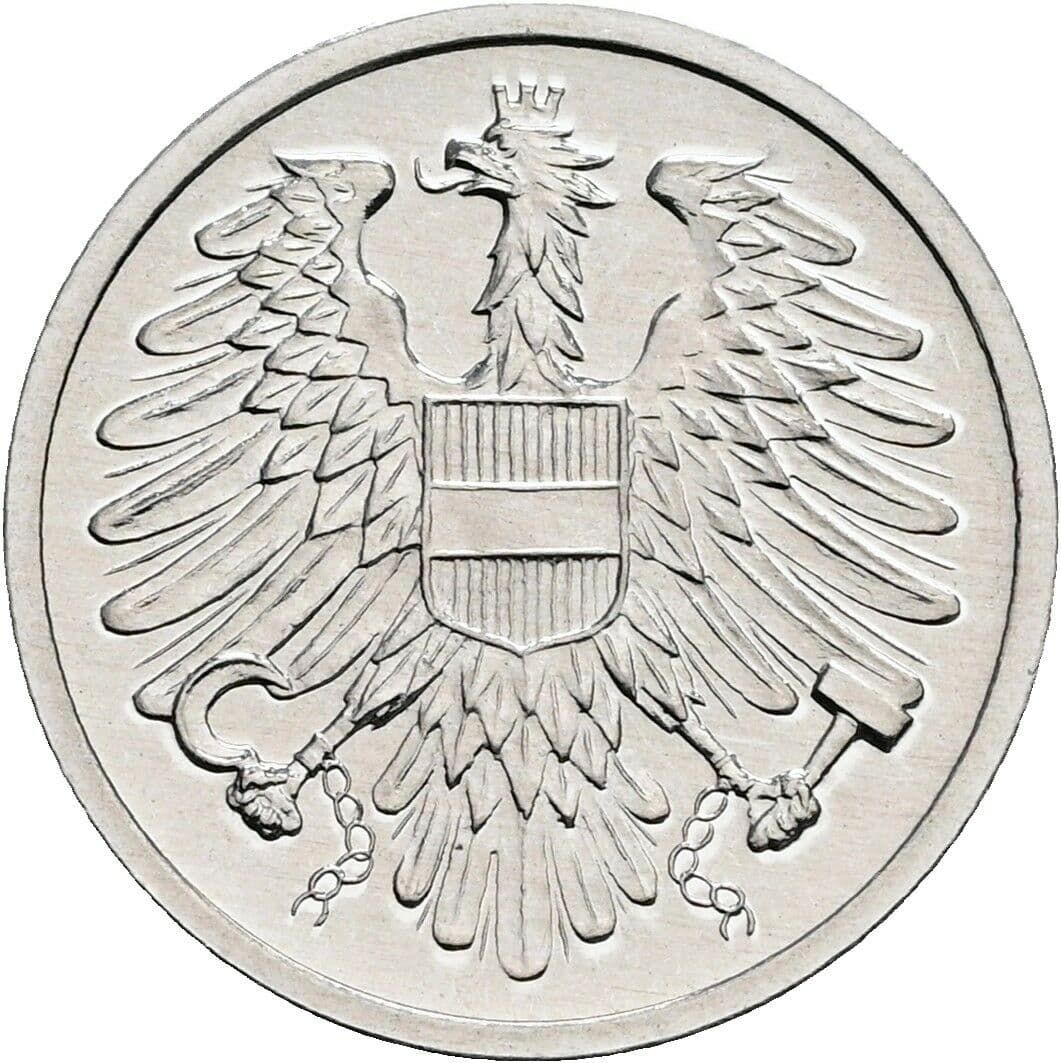 2 Groschen 1985 – Rückseite