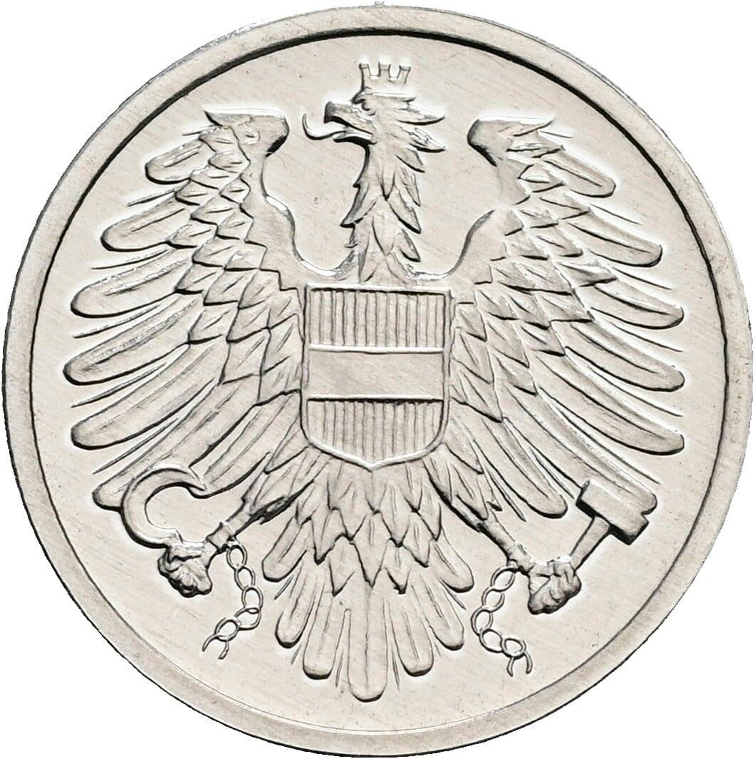 2 Groschen 1985 – Rückseite