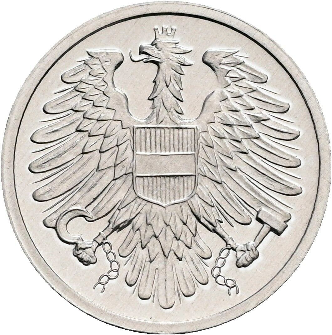 2 Groschen 1985 – Rückseite
