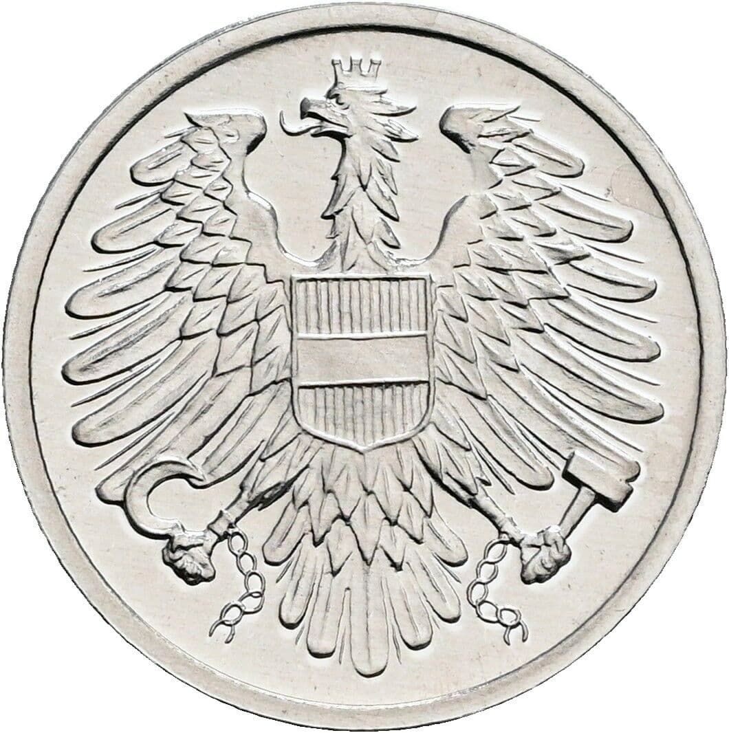 2 Groschen 1985 – Rückseite