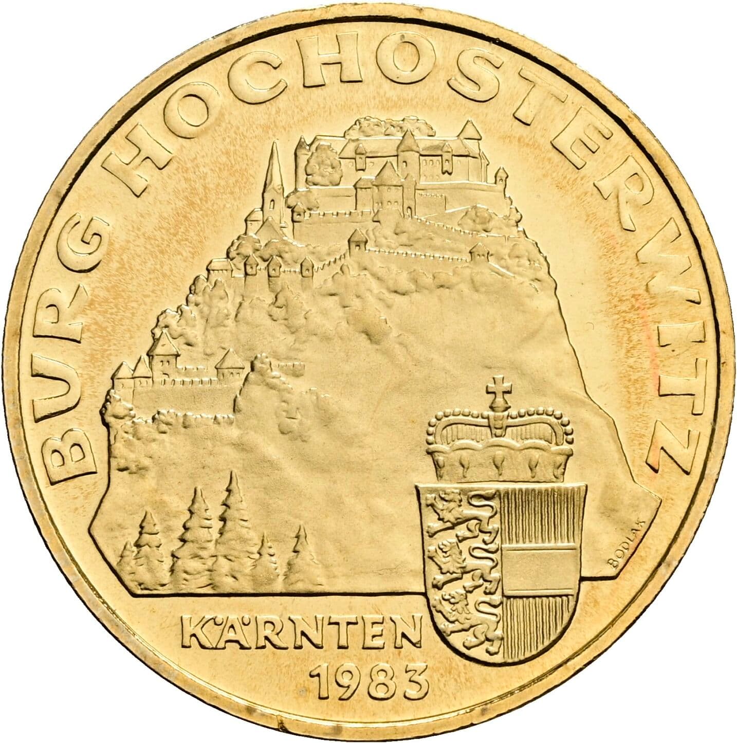 20 Schilling 1983 – Rückseite