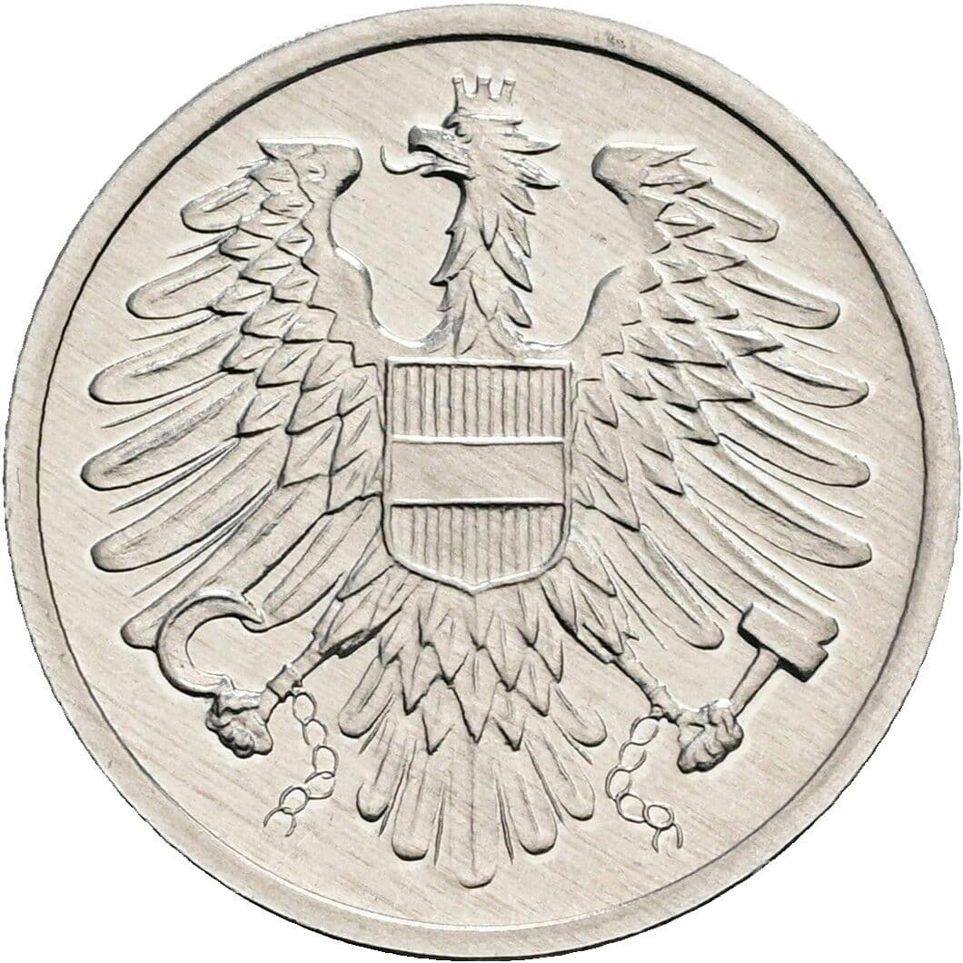 2 Groschen 1985 – Rückseite