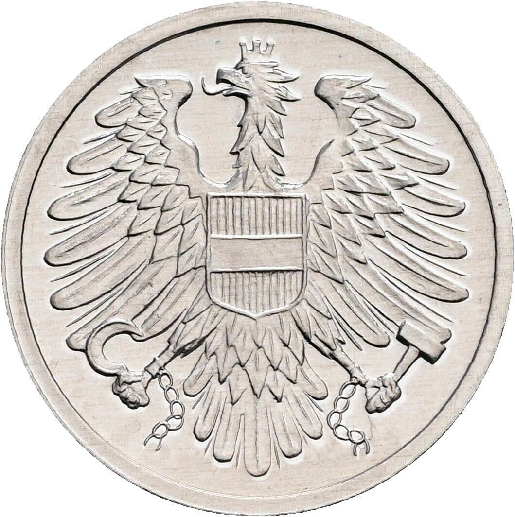 2 Groschen 1985 – Rückseite