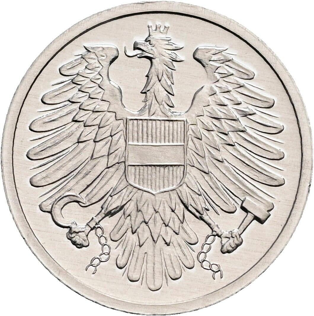 2 Groschen 1985 – Rückseite