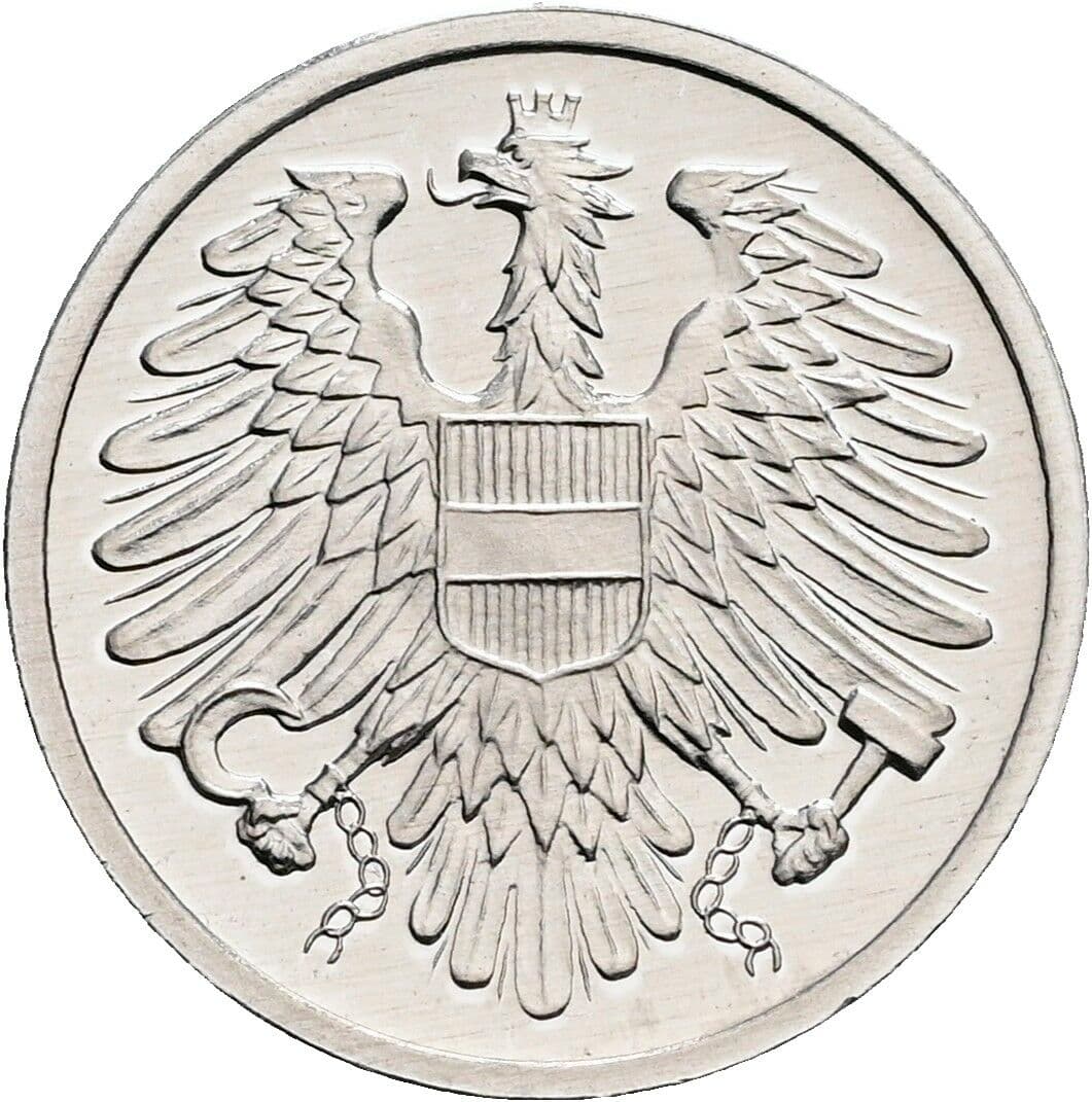 2 Groschen 1985 – Rückseite