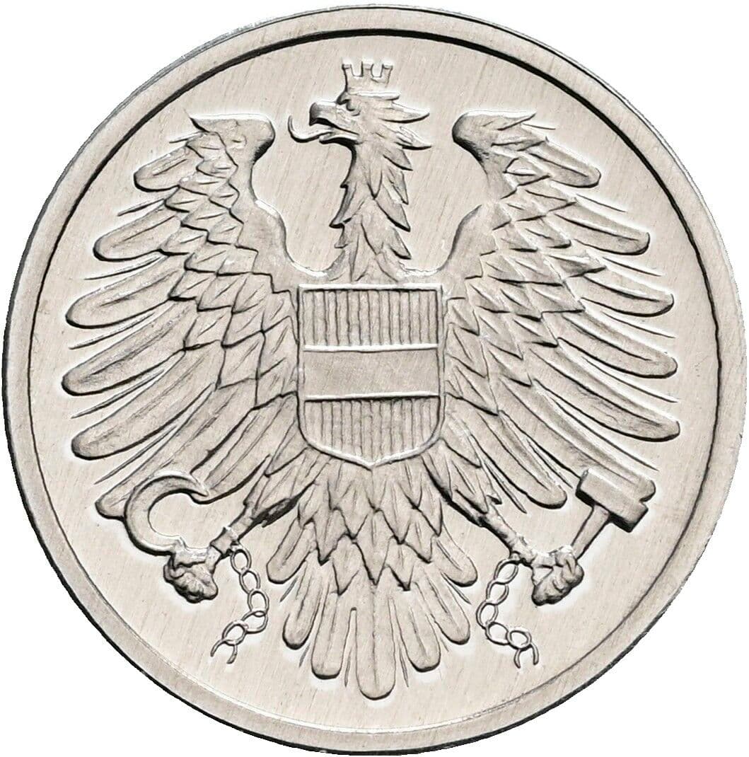 2 Groschen 1985 – Rückseite