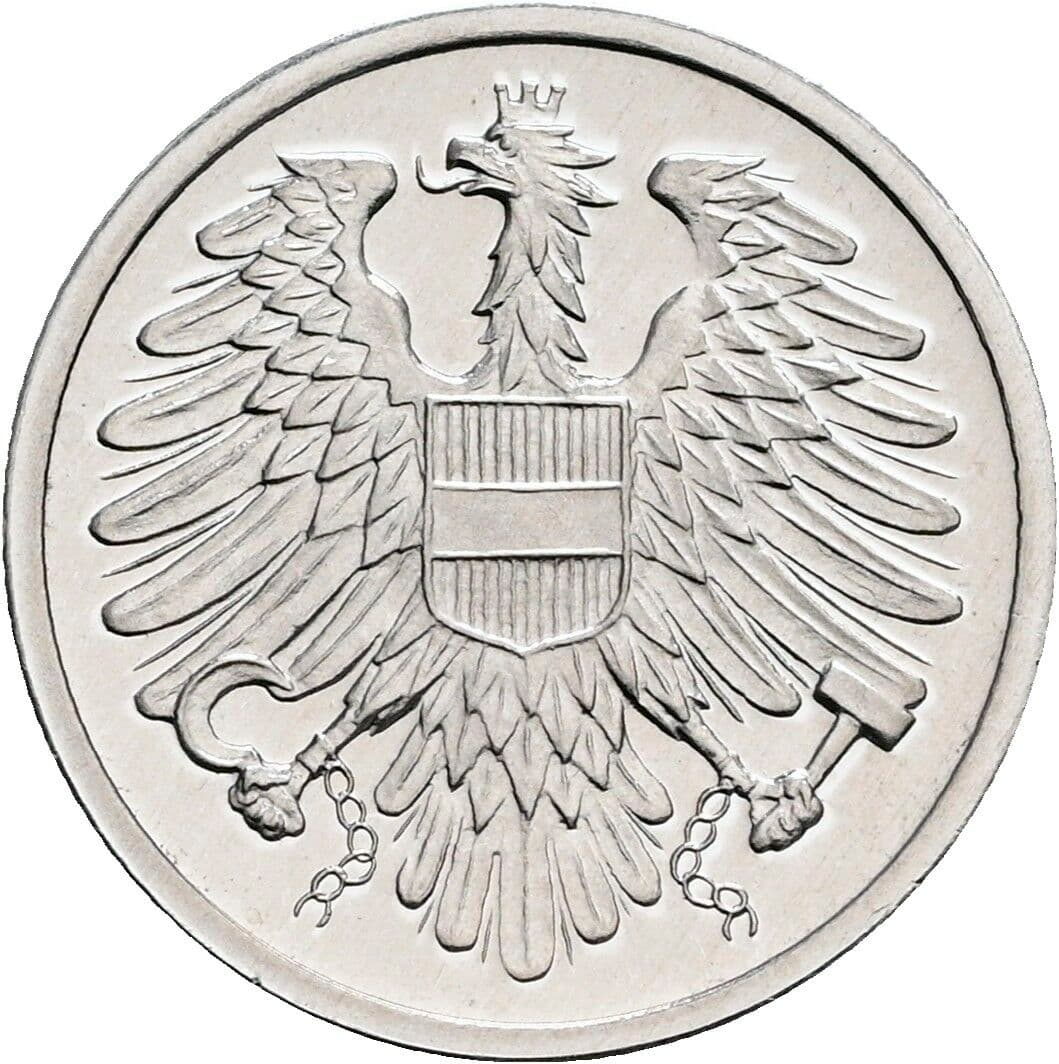 2 Groschen 1985 – Rückseite