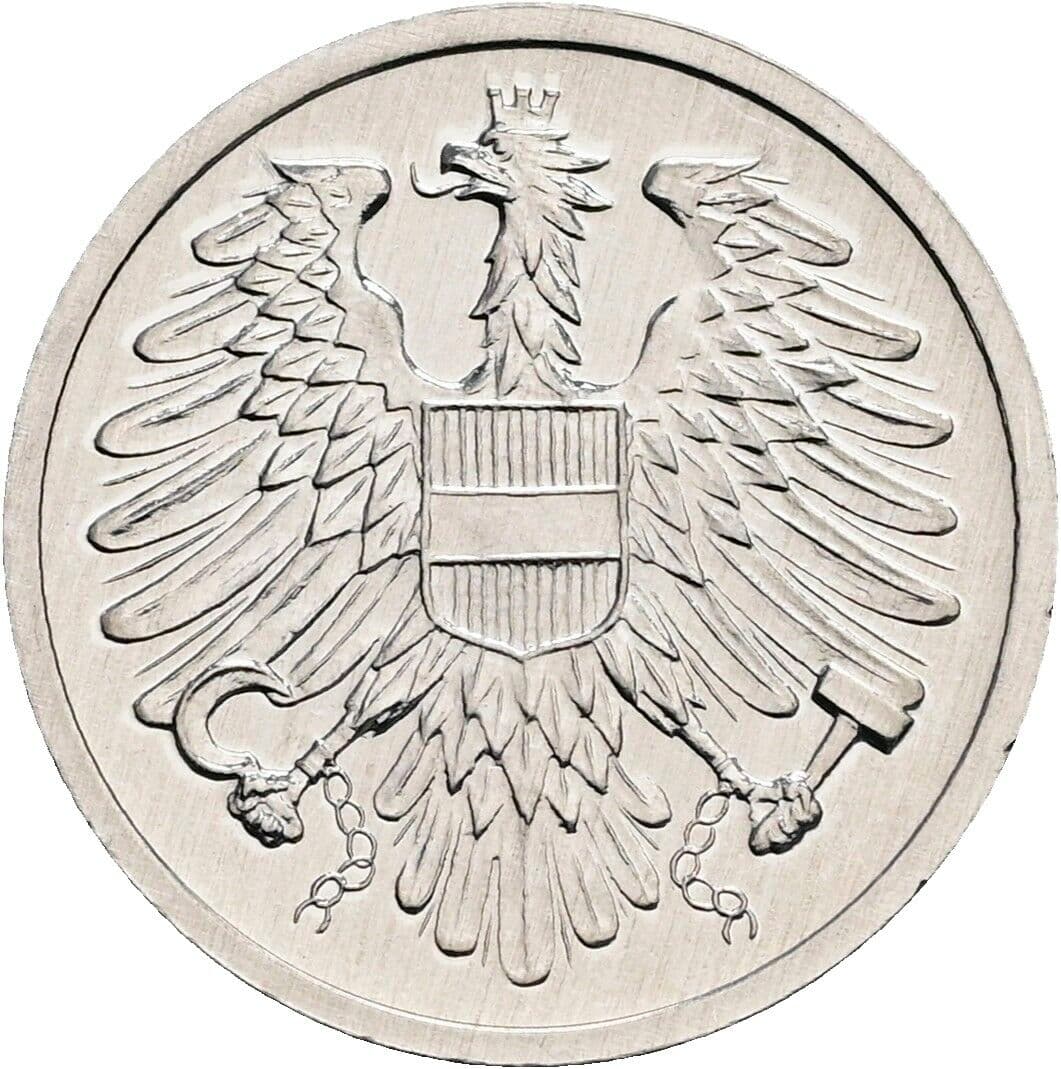 2 Groschen 1985 – Rückseite