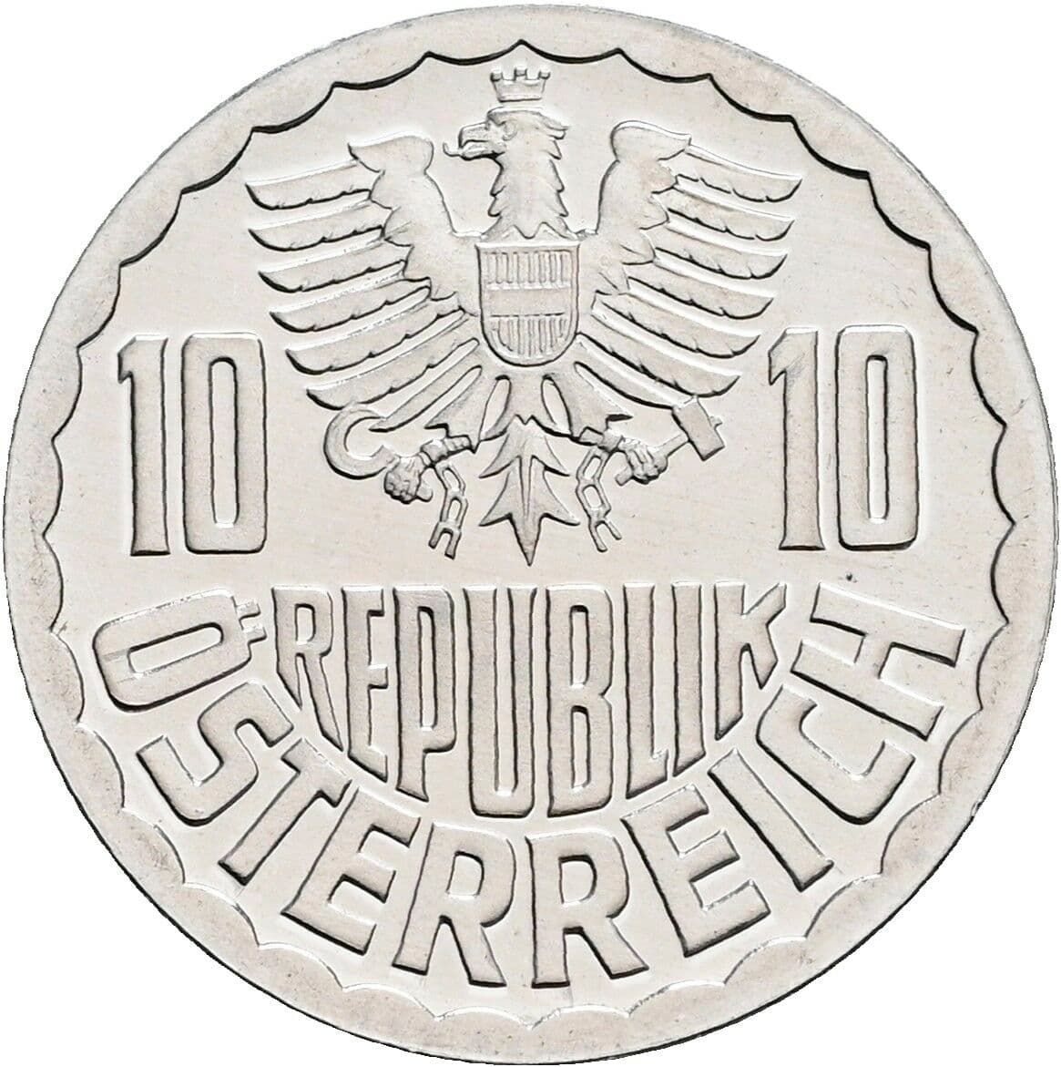 10 Groschen 1985 – Rückseite