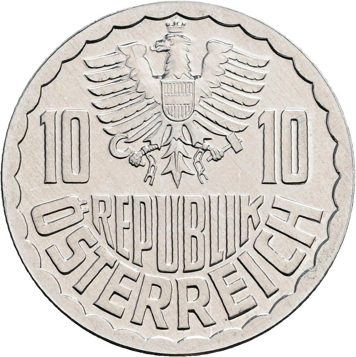 10 Groschen 1985 – Rückseite