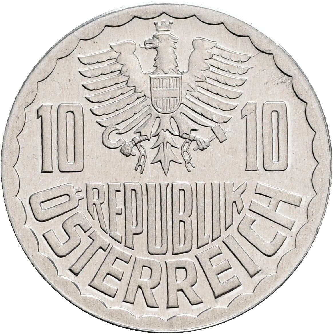10 Groschen 1985 – Rückseite