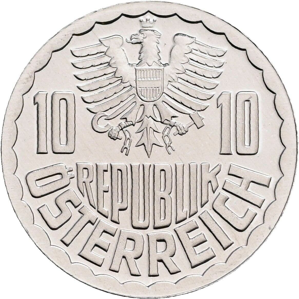 10 Groschen 1985 – Rückseite