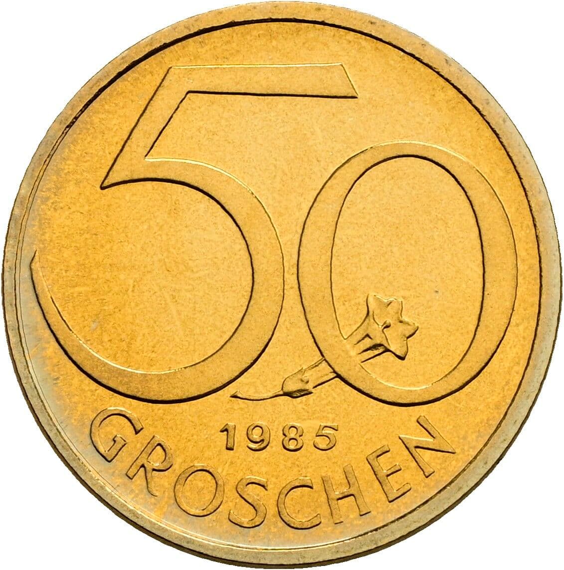 50 Groschen 1985 – Vorderseite