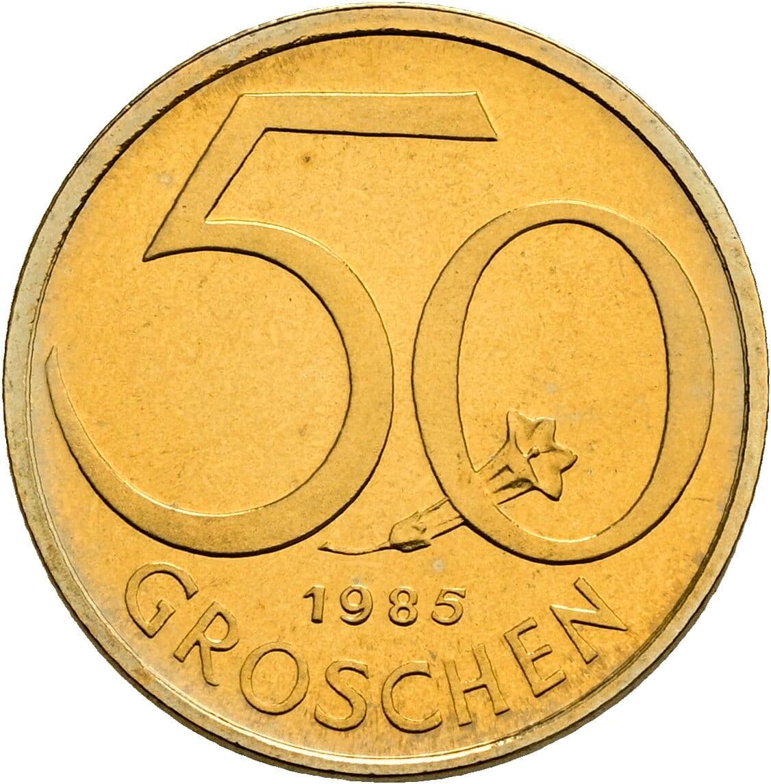 50 Groschen 1985 – Vorderseite