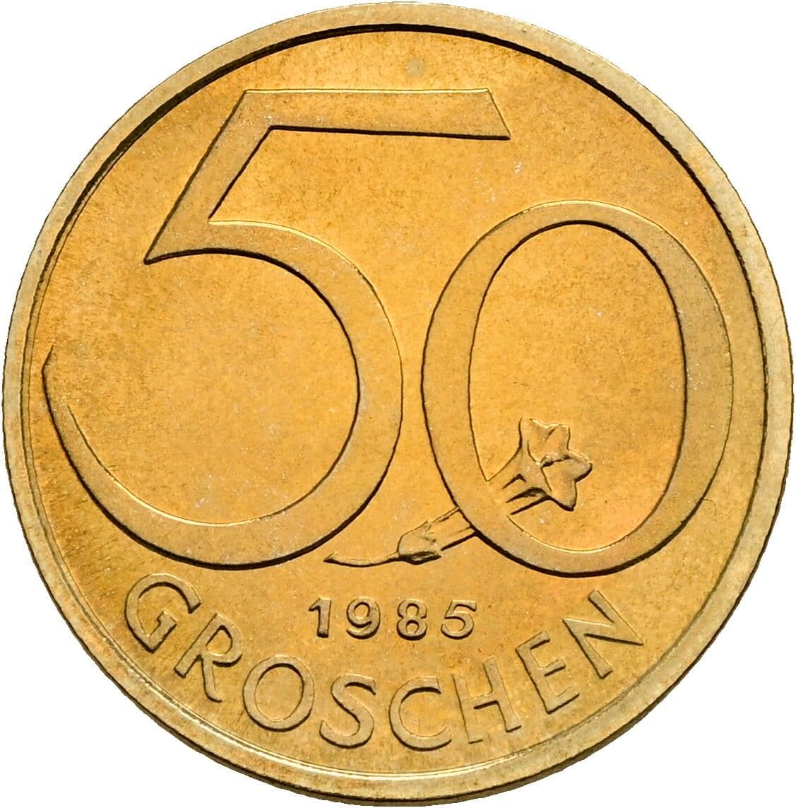 50 Groschen 1985 – Vorderseite
