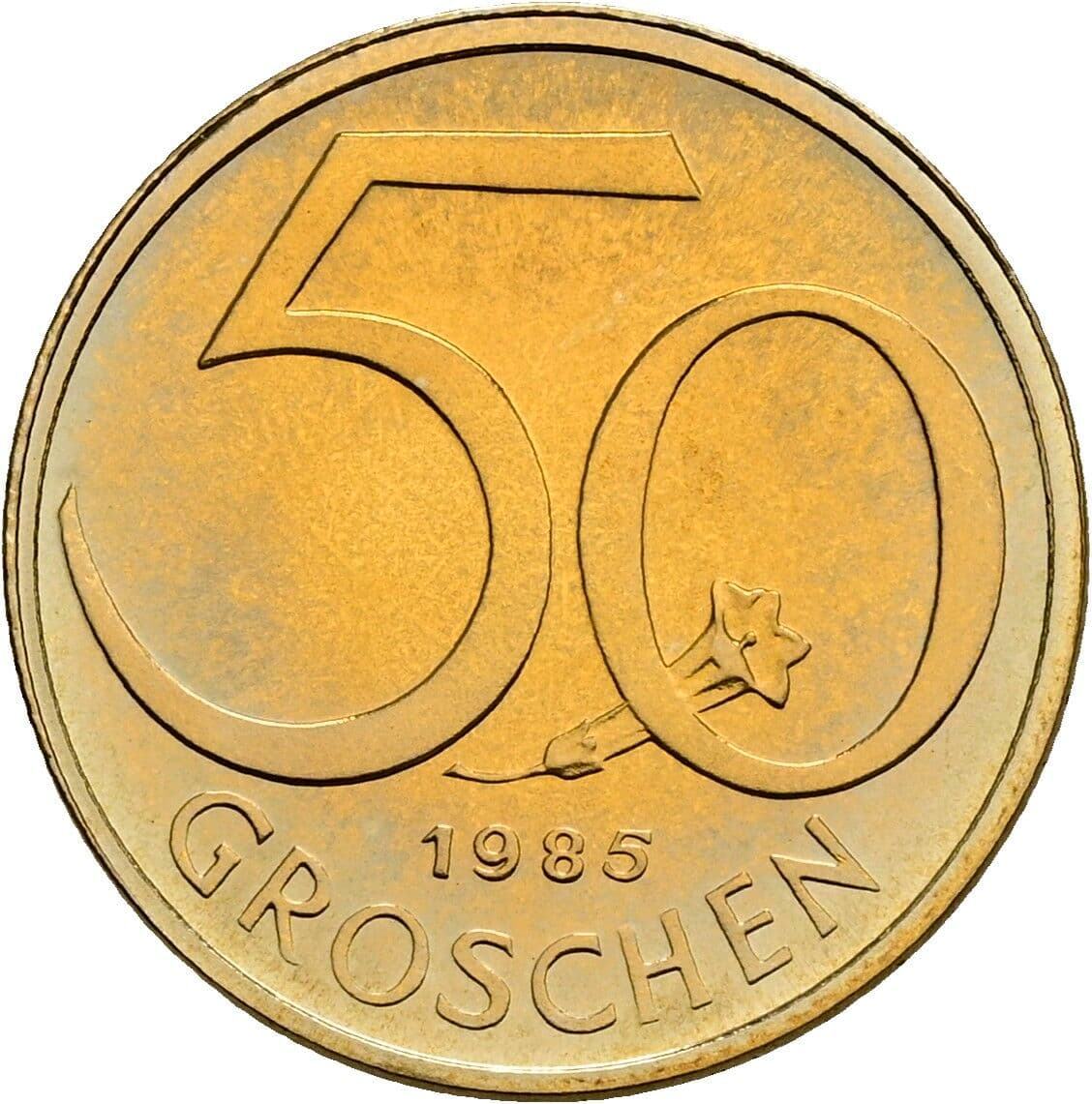50 Groschen 1985 – Vorderseite