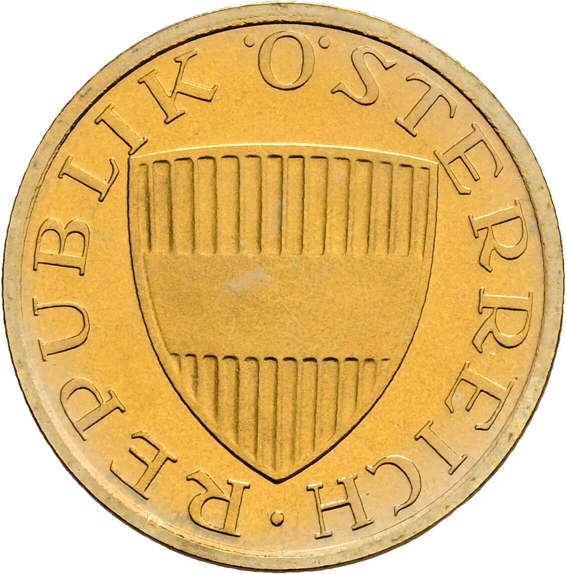 50 Groschen 1985 – Rückseite