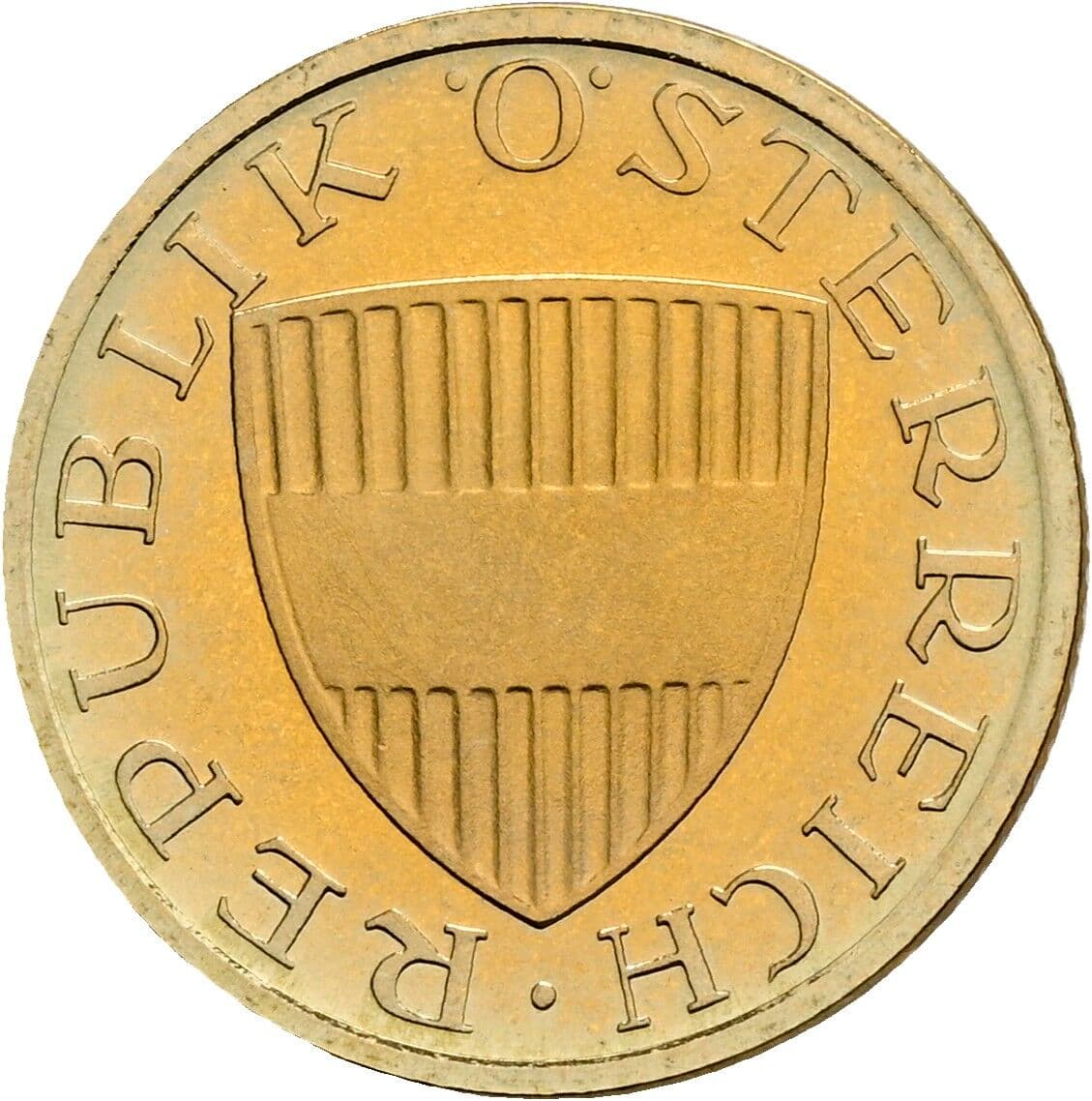 50 Groschen 1985 – Rückseite