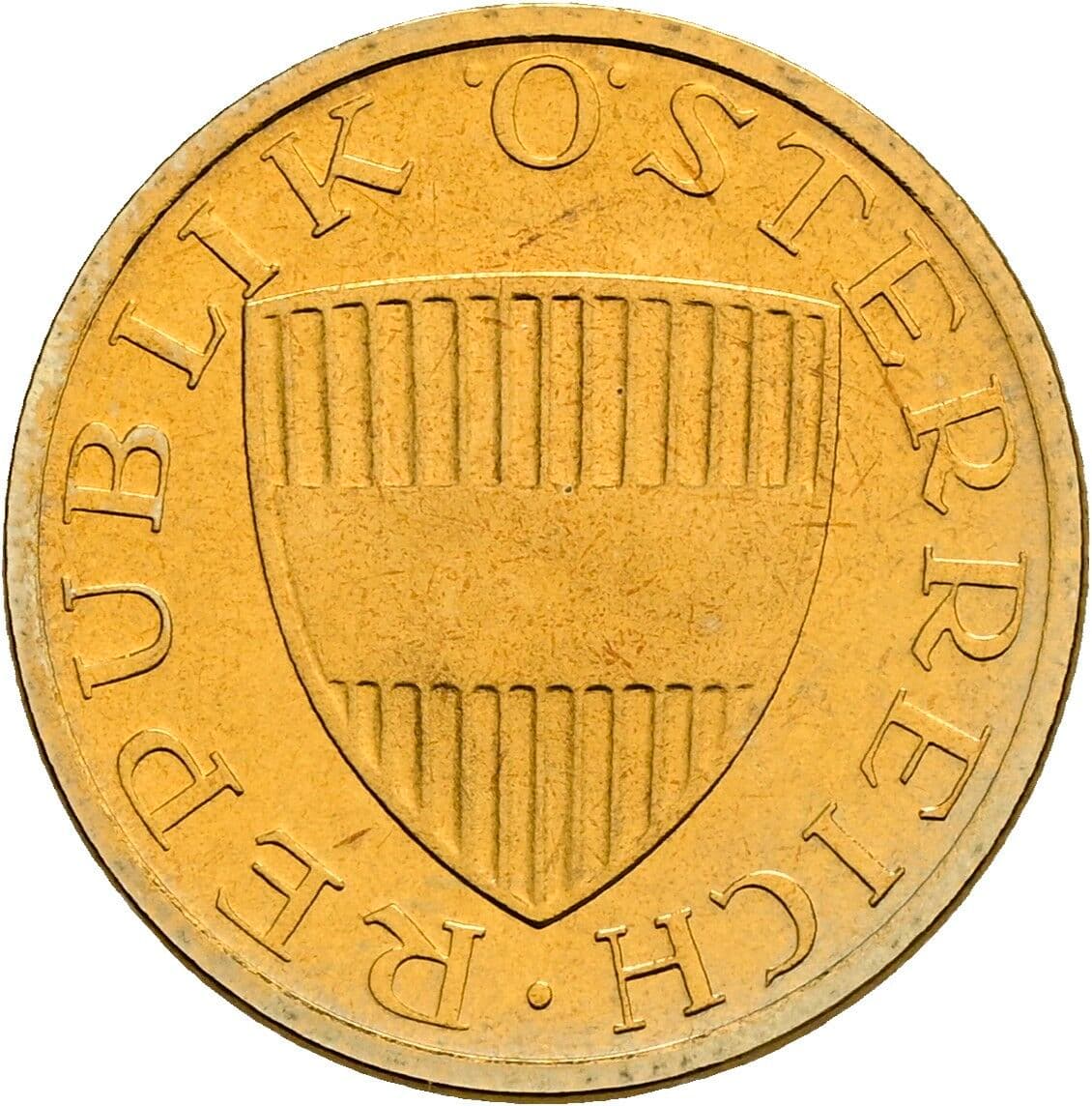 50 Groschen 1985 – Rückseite